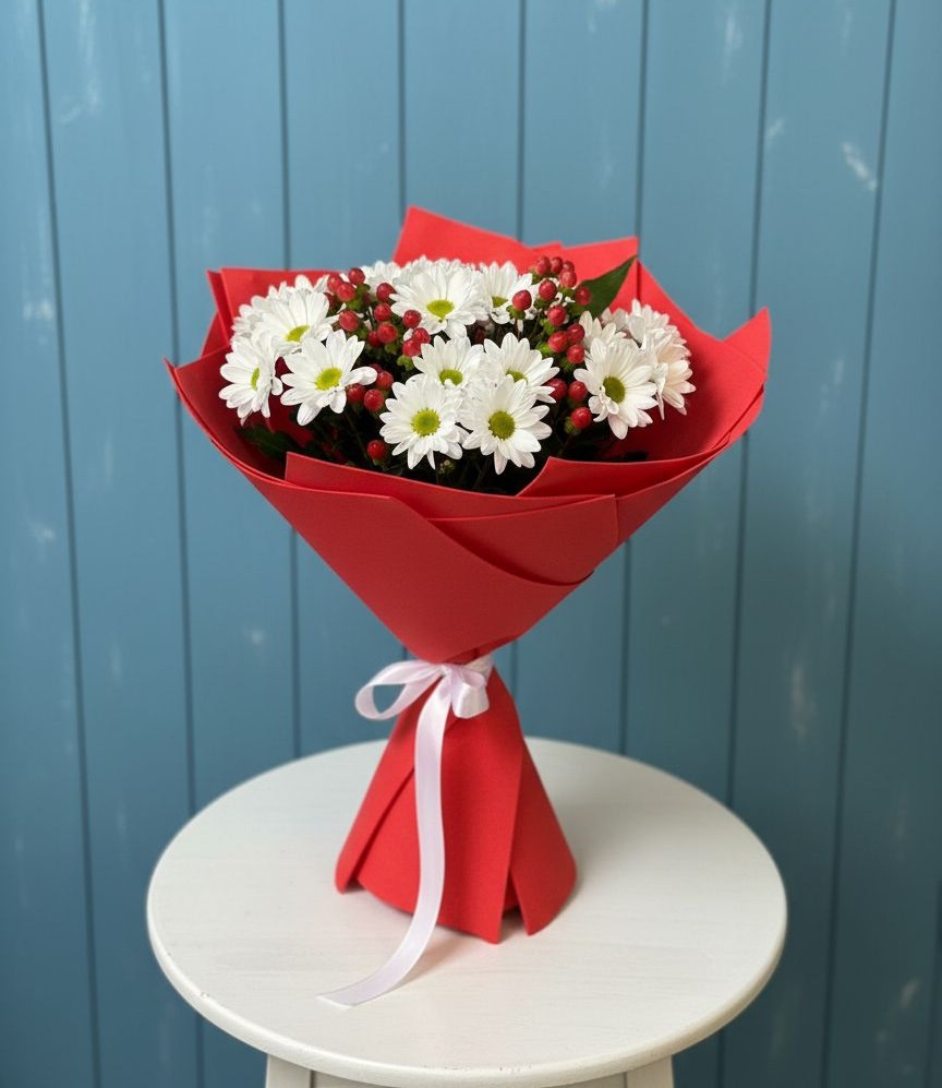 Букет цветов из: Хризантемы в Рославле