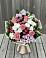 Букет цветов из: Альстромерии, Гвоздики, Розы и Хризантемы в Рославле