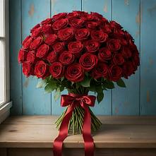 Букет Красные розы Блэк Меджик в Рославле