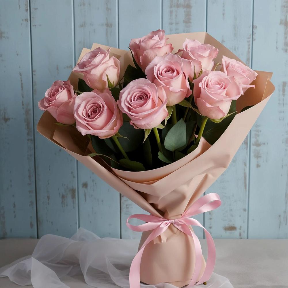 Букет цветов из: Розы в Рославле