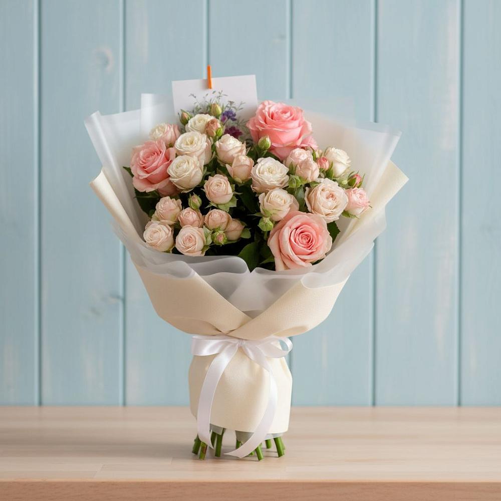 Букет цветов из: Розы в Рославле