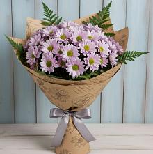 Букет цветов из:  Хризантемы #REPLACE_PRED# Рославле