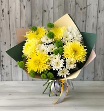 Букет цветов из:  Хризантемы #REPLACE_PRED# Рославле