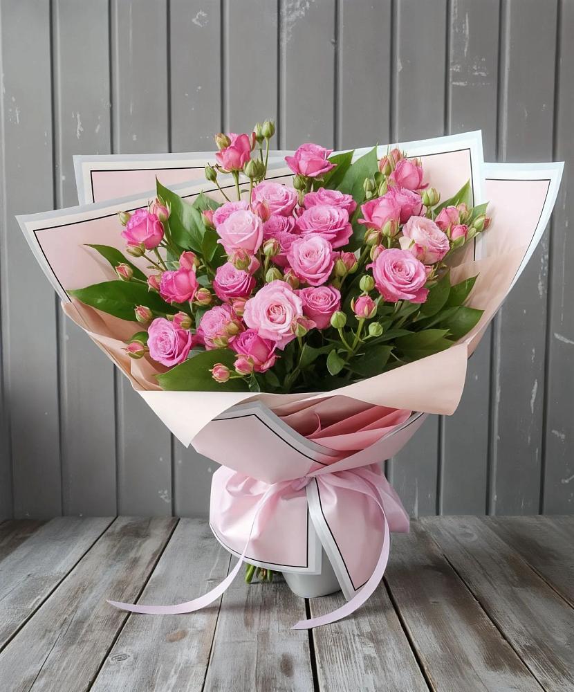 Букет Розовый кустик в Рославле