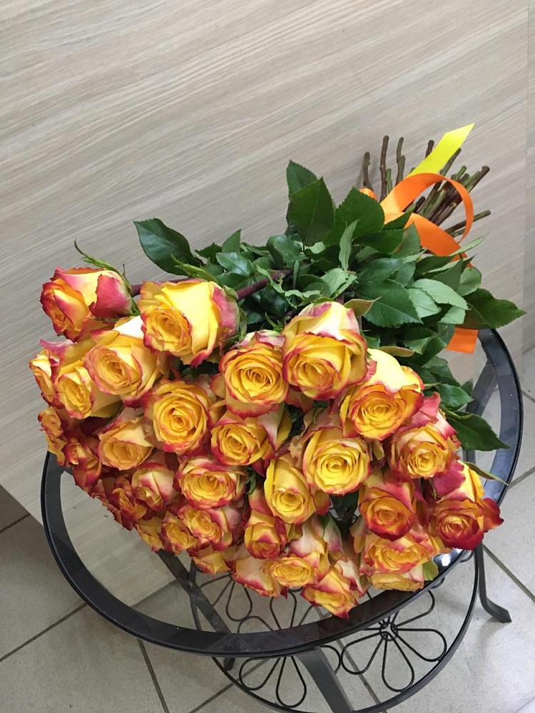 Букет Желтые розы в Рославле