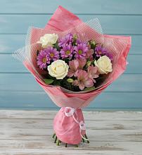 Букет цветов из:  Герберы в Рославле