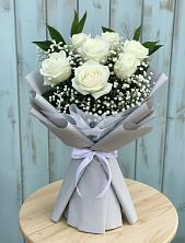 Букет цветов из:  Розы в Рославле