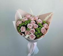 Букет цветов из:  Розы и Хризантемы в Рославле