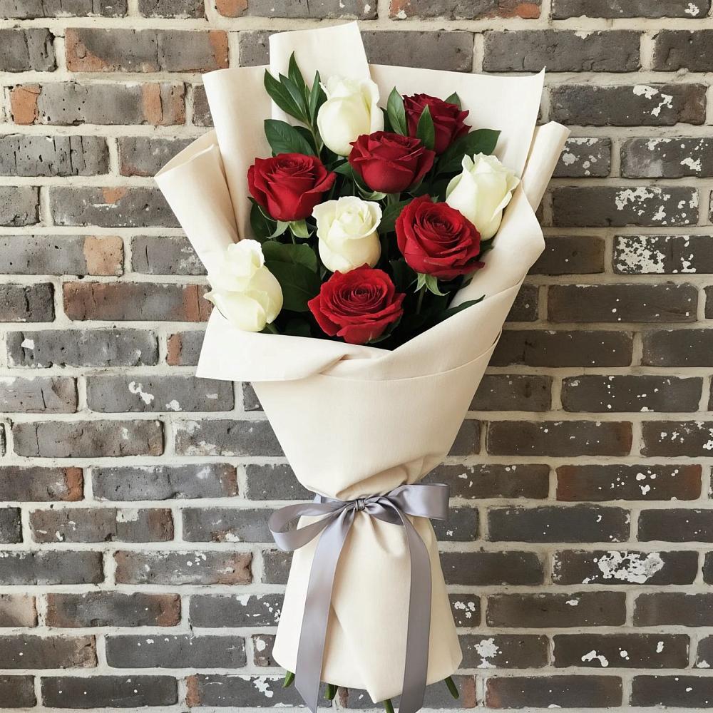 Букет цветов из: Розы в Рославле