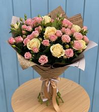 Букет цветов из:  Розы в Рославле