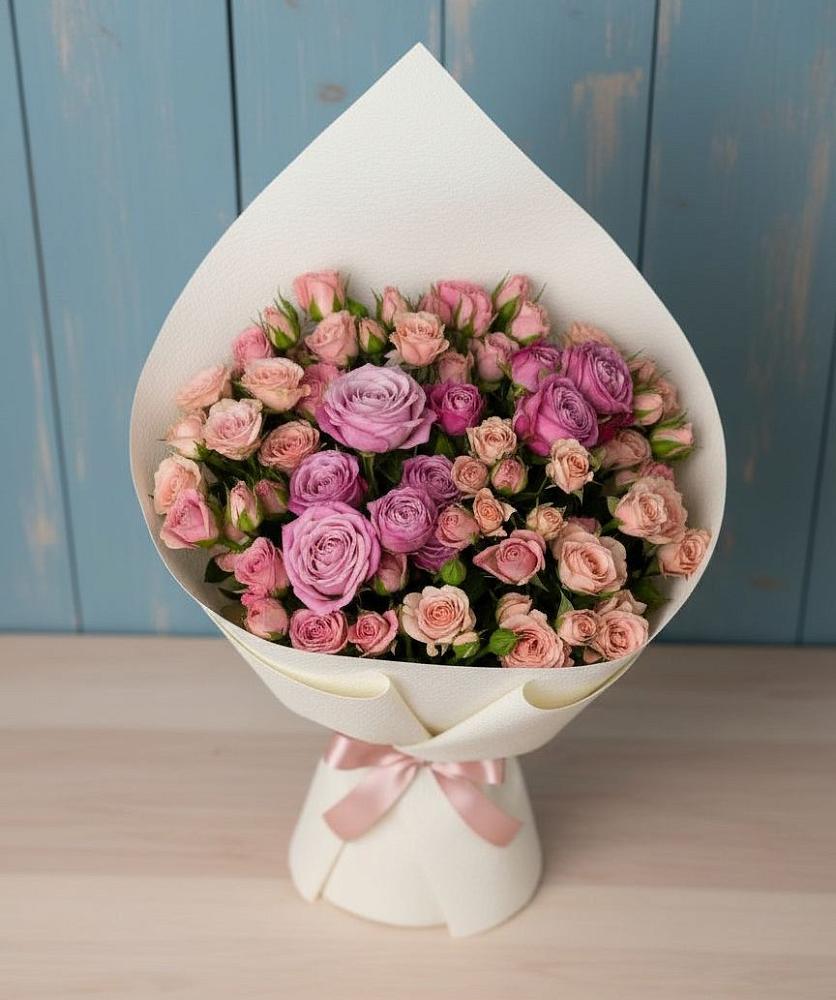 Букет цветов из: Розы в Рославле