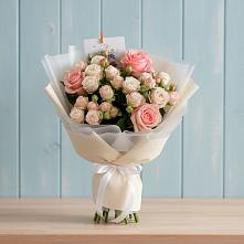 Букет цветов из:  Розы в Рославле